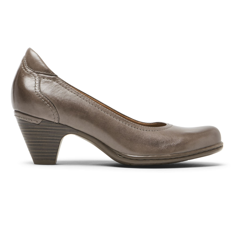 Sapatos De Salto Rockport Mulher Cinzentas - Cobb Hill Adaline - 34285RZDM